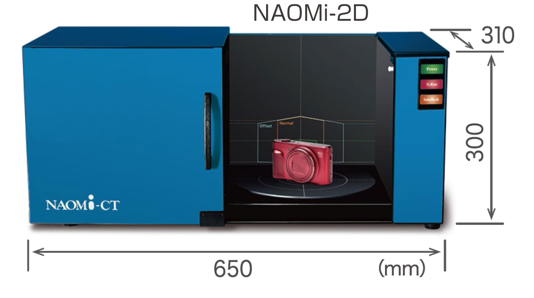桌面型X射线三维扫描CT-NAOMI-2D日本进口